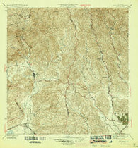 Penuelas Puerto Rico Historical topographic map, 1:30000 scale, 7.5 X 7.5 Minute, Year 1946