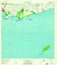 Playa De Ponce Puerto Rico Historical topographic map, 1:20000 scale, 7.5 X 7.5 Minute, Year 1958