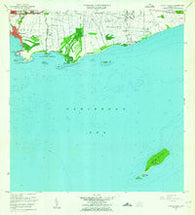 Playa De Ponce Puerto Rico Historical topographic map, 1:20000 scale, 7.5 X 7.5 Minute, Year 1962