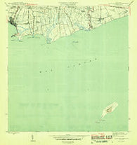 Playa De Ponce Puerto Rico Historical topographic map, 1:30000 scale, 7.5 X 7.5 Minute, Year 1945