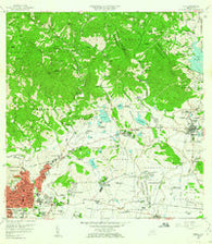 Ponce Puerto Rico Historical topographic map, 1:20000 scale, 7.5 X 7.5 Minute, Year 1958