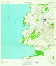 Puerto Real Puerto Rico Historical topographic map, 1:20000 scale, 7.5 X 7.5 Minute, Year 1957