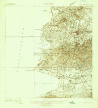 Puerto Real Puerto Rico Historical topographic map, 1:25000 scale, 7.5 X 7.5 Minute, Year 1937