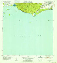 Punta Cuchara Puerto Rico Historical topographic map, 1:30000 scale, 7.5 X 7.5 Minute, Year 1952