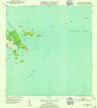 Punta Puerca Puerto Rico Historical topographic map, 1:30000 scale, 7.5 X 7.5 Minute, Year 1952