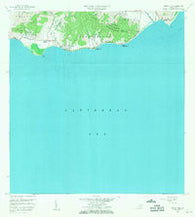 Punta Tuna Puerto Rico Historical topographic map, 1:20000 scale, 7.5 X 7.5 Minute, Year 1960
