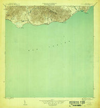 Punta Tuna Puerto Rico Historical topographic map, 1:30000 scale, 7.5 X 7.5 Minute, Year 1945