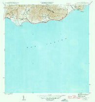 Punta Tuna Puerto Rico Historical topographic map, 1:30000 scale, 7.5 X 7.5 Minute, Year 1945