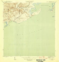 Punta Verraco Puerto Rico Historical topographic map, 1:30000 scale, 7.5 X 7.5 Minute, Year 1946