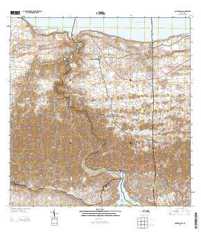 Quebradillas Puerto Rico Current topographic map, 1:20000 scale, 7.5 X 7.5 Minute, Year 2013