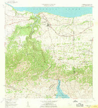 Quebradillas Puerto Rico Historical topographic map, 1:20000 scale, 7.5 X 7.5 Minute, Year 1957