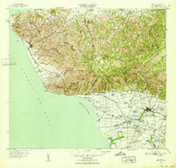 Rincon Puerto Rico Historical topographic map, 1:30000 scale, 7.5 X 7.5 Minute, Year 1949