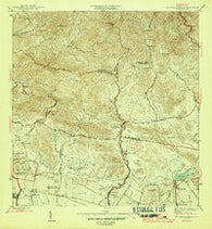 Rio Descalabrado Puerto Rico Historical topographic map, 1:30000 scale, 7.5 X 7.5 Minute, Year 1945