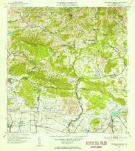 Rio Descalabrado Puerto Rico Historical topographic map, 1:30000 scale, 7.5 X 7.5 Minute, Year 1952