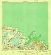 Rio Grande Puerto Rico Historical topographic map, 1:30000 scale, 7.5 X 7.5 Minute, Year 1941