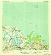 Rio Grande Puerto Rico Historical topographic map, 1:30000 scale, 7.5 X 7.5 Minute, Year 1947