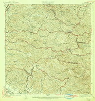 Rosario Puerto Rico Historical topographic map, 1:30000 scale, 7.5 X 7.5 Minute, Year 1942