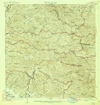 Rosario Puerto Rico Historical topographic map, 1:30000 scale, 7.5 X 7.5 Minute, Year 1942