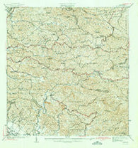 Rosario Puerto Rico Historical topographic map, 1:30000 scale, 7.5 X 7.5 Minute, Year 1942