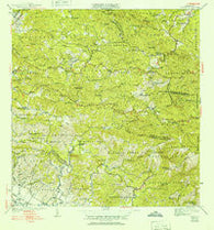 Rosario Puerto Rico Historical topographic map, 1:30000 scale, 7.5 X 7.5 Minute, Year 1941