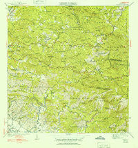 Rosario Puerto Rico Historical topographic map, 1:30000 scale, 7.5 X 7.5 Minute, Year 1941