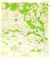 Sabana Grande Puerto Rico Historical topographic map, 1:20000 scale, 7.5 X 7.5 Minute, Year 1956