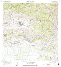 Sabana Grande Puerto Rico Historical topographic map, 1:20000 scale, 7.5 X 7.5 Minute, Year 1966