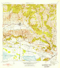Sabana Grande Puerto Rico Historical topographic map, 1:30000 scale, 7.5 X 7.5 Minute, Year 1941