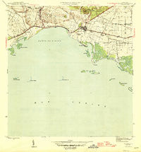 Salinas Puerto Rico Historical topographic map, 1:30000 scale, 7.5 X 7.5 Minute, Year 1945