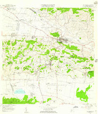 San German Puerto Rico Historical topographic map, 1:20000 scale, 7.5 X 7.5 Minute, Year 1957
