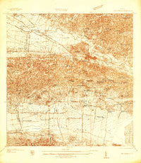 San German Puerto Rico Historical topographic map, 1:25000 scale, 7.5 X 7.5 Minute, Year 1937