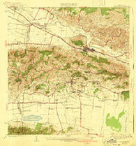 San German Puerto Rico Historical topographic map, 1:30000 scale, 7.5 X 7.5 Minute, Year 1941