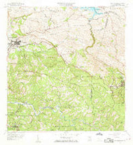 San Sebastian Puerto Rico Historical topographic map, 1:20000 scale, 7.5 X 7.5 Minute, Year 1958