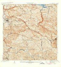 San Sebastian Puerto Rico Historical topographic map, 1:30000 scale, 7.5 X 7.5 Minute, Year 1941