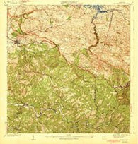 San Sebastian Puerto Rico Historical topographic map, 1:30000 scale, 7.5 X 7.5 Minute, Year 1941