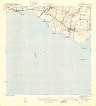 Santa Isabel Puerto Rico Historical topographic map, 1:30000 scale, 7.5 X 7.5 Minute, Year 1944