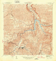 Utuado Puerto Rico Historical topographic map, 1:30000 scale, 7.5 X 7.5 Minute, Year 1946