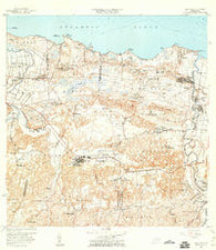 Vega Alta Puerto Rico Historical topographic map, 1:20000 scale, 7.5 X 7.5 Minute, Year 1958