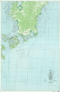 Oreor Republic of Palau Historical topographic map, 1:25000 scale, 7.5 X 7.5 Minute, Year 1983