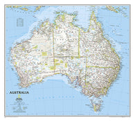 Buy map Australia, Classic, Sleeved by National Geographic Maps