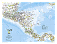 Buy map Central America, Classic, Sleeved by National Geographic Maps