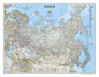 Buy map Russia & CIS, Classic, Laminated by National Geographic Maps