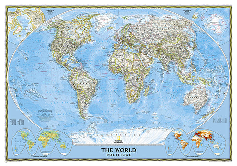 Buy map World, Classic, Laminated by National Geographic Maps
