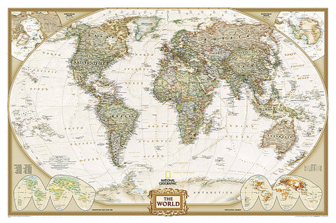 Buy map World, Executive, Sleeved by National Geographic Maps