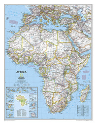 Buy map Africa, Classic, Sleeved by National Geographic Maps
