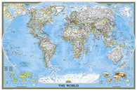 Buy map World, Classic, Poster-sized, Sleeved by National Geographic Maps