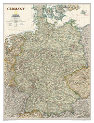 Buy map Germany, Executive, Sleeved by National Geographic Maps