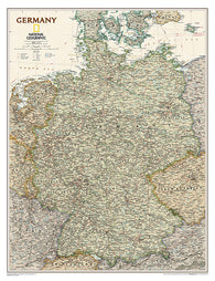 Buy map Germany, Executive, Tubed by National Geographic Maps