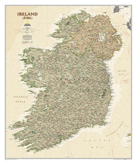 Buy map Ireland, Executive, Sleeved by National Geographic Maps