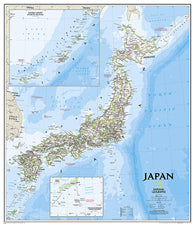 Buy map Japan, Classic, Sleeved by National Geographic Maps